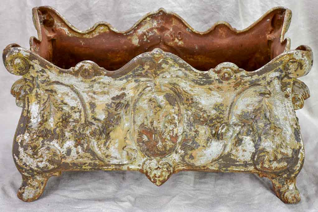 Large cast iron French Jardiniere - 19th Century 22" x 11"