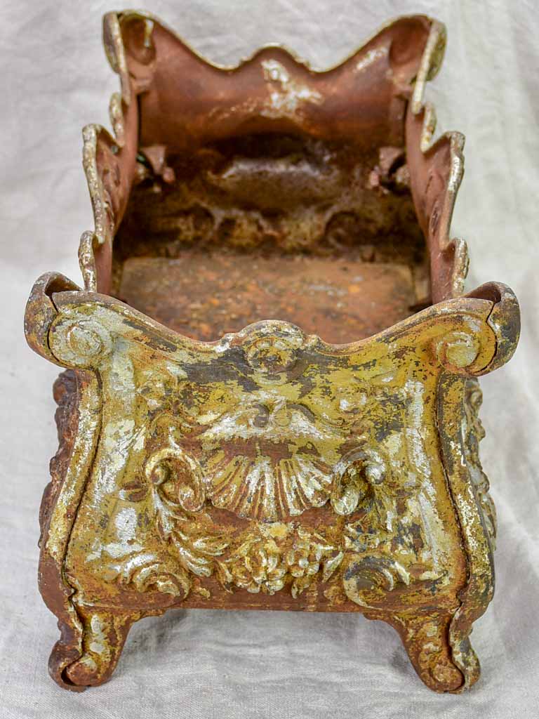 Large cast iron French Jardiniere - 19th Century 22" x 11"