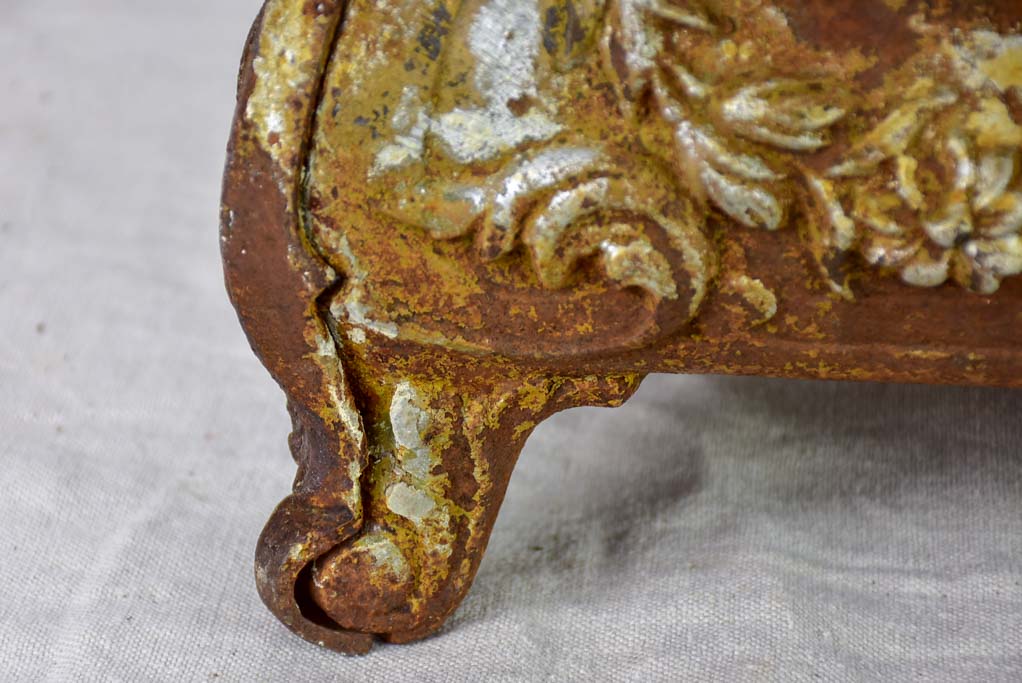 Large cast iron French Jardiniere - 19th Century 22" x 11"