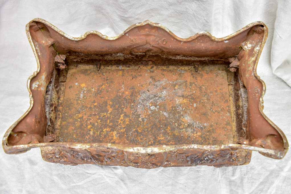 Large cast iron French Jardiniere - 19th Century 22" x 11"