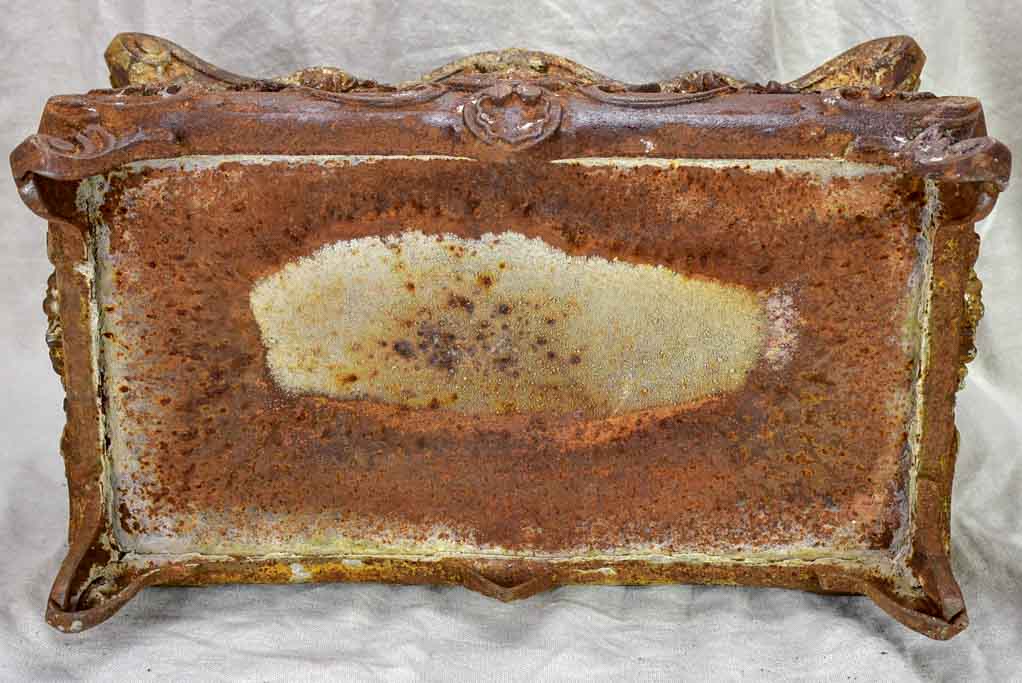 Large cast iron French Jardiniere - 19th Century 22" x 11"