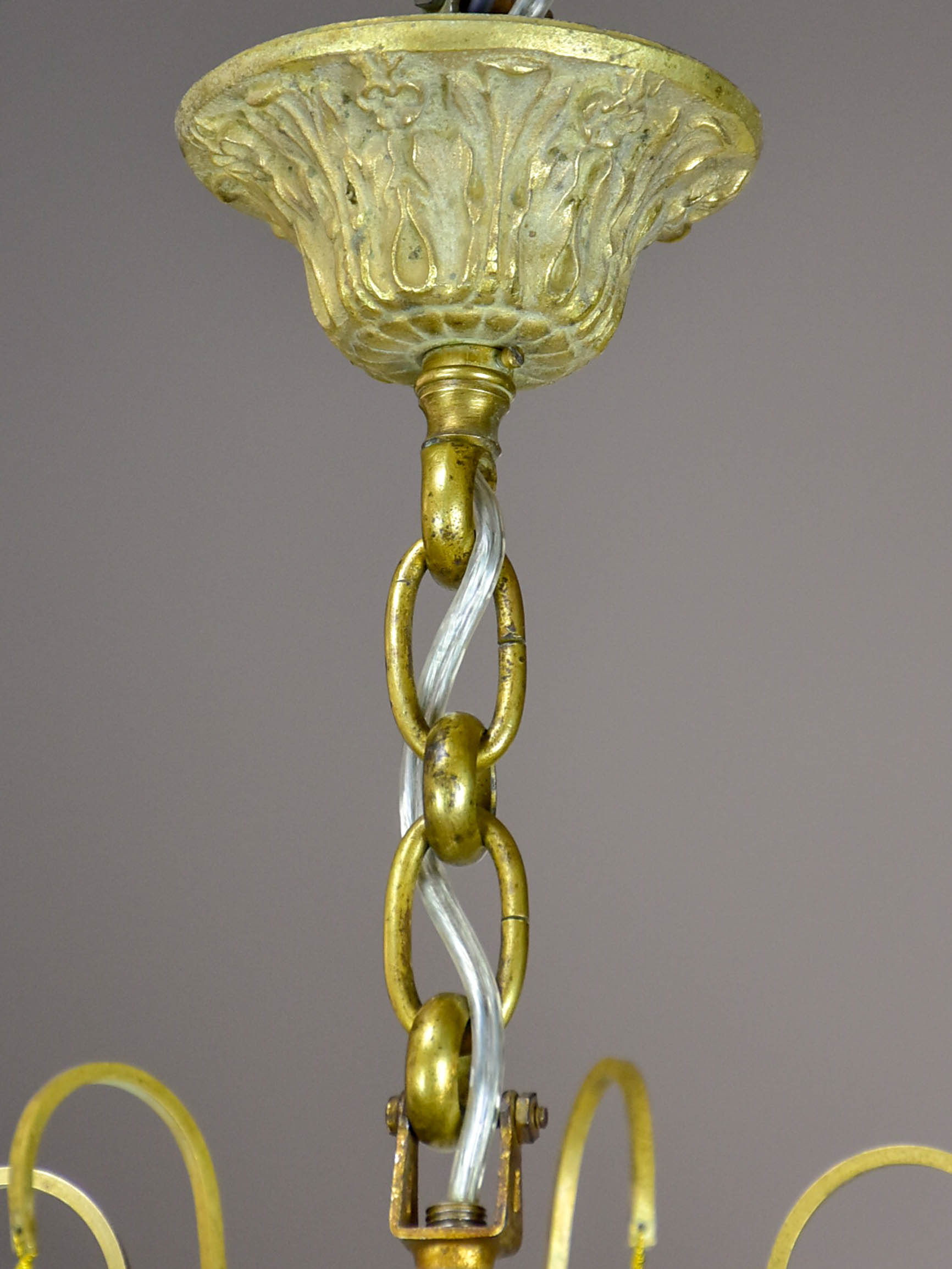 Antique French crystal chandelier - 12 lights