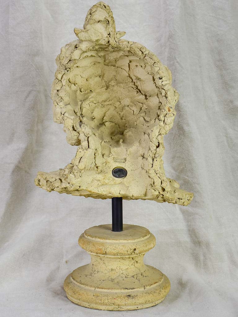Modern sculpture of an ancient Roman warrior