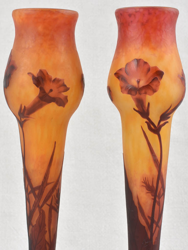 Beautifully crafted multiple-layer glass vases