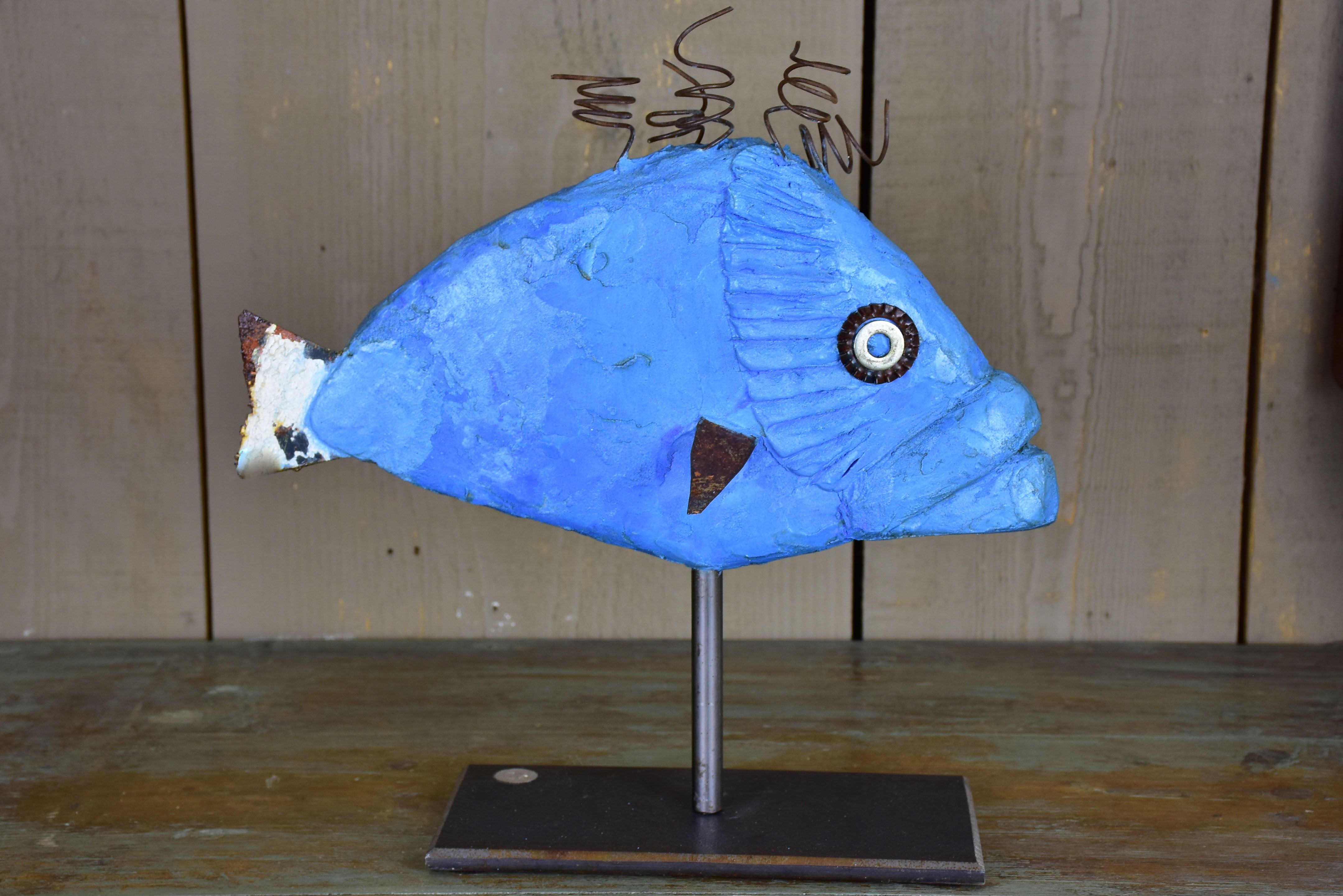 French artisan-made Fish sculpture