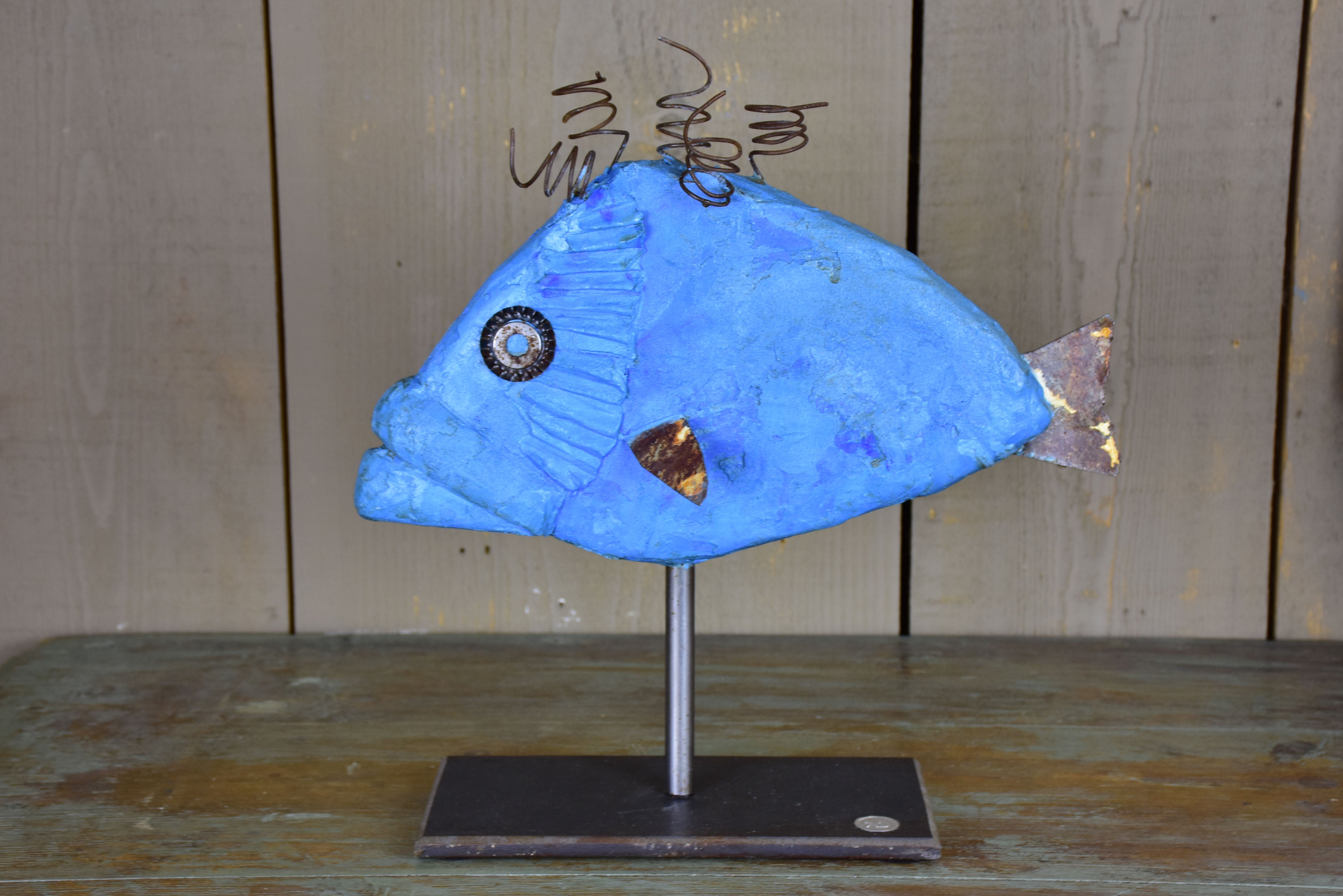 French artisan-made Fish sculpture