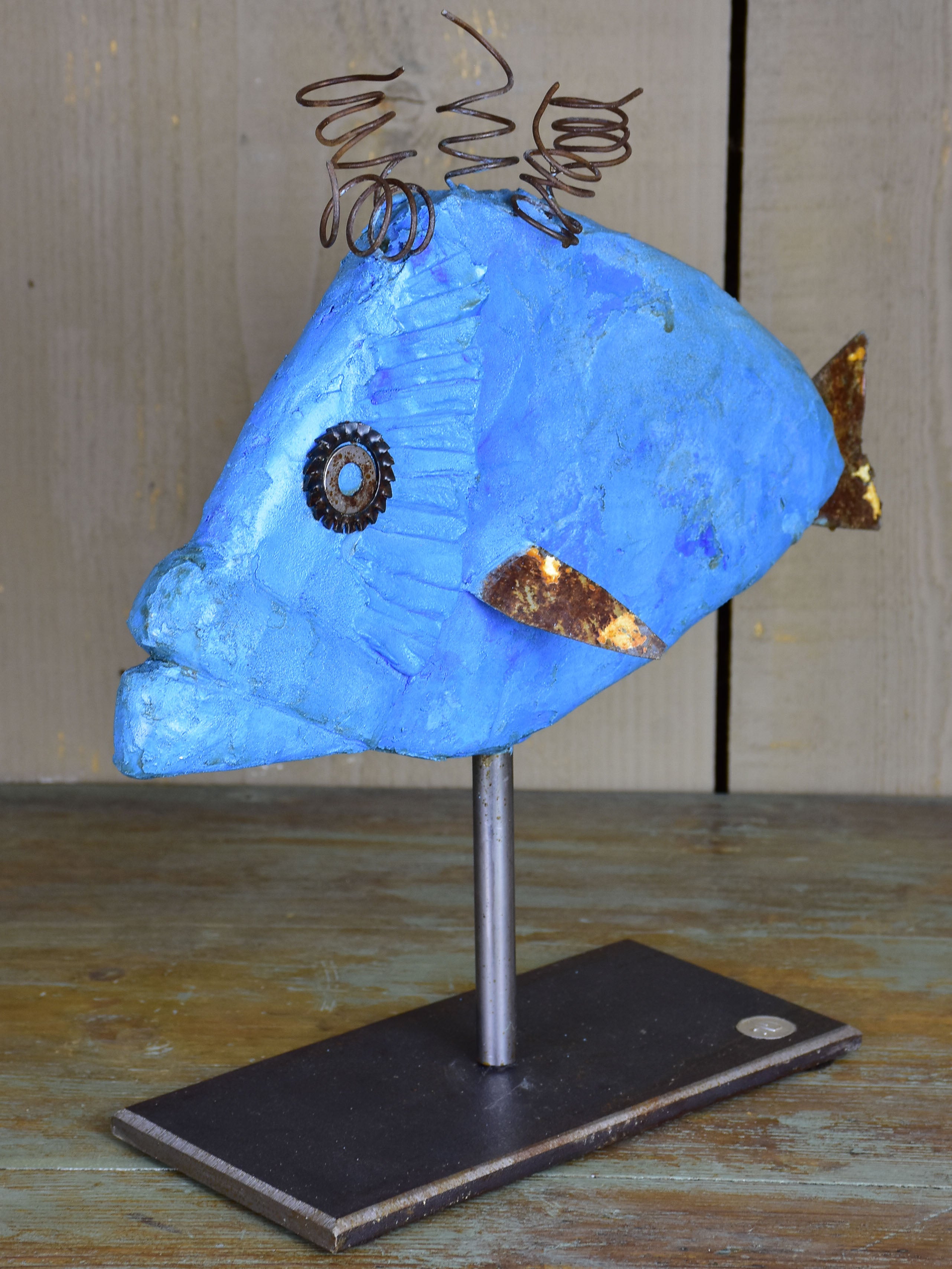 French artisan-made Fish sculpture