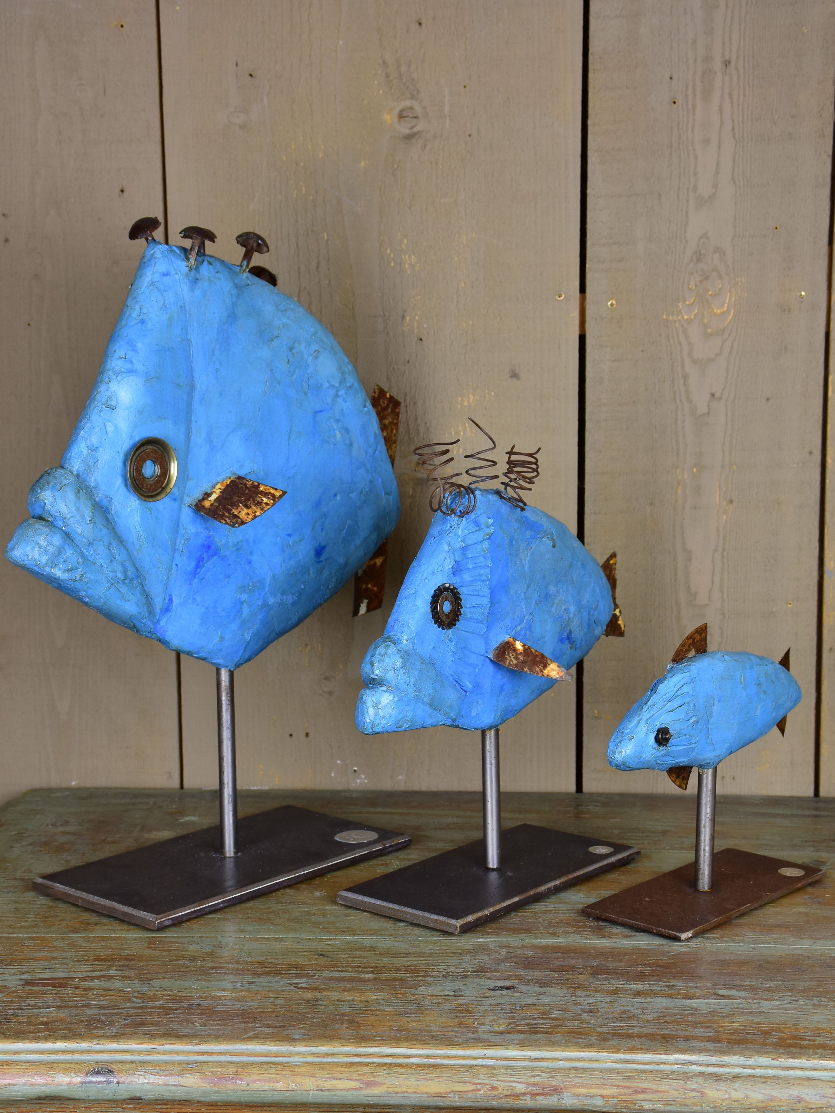 French artisan-made Fish sculpture