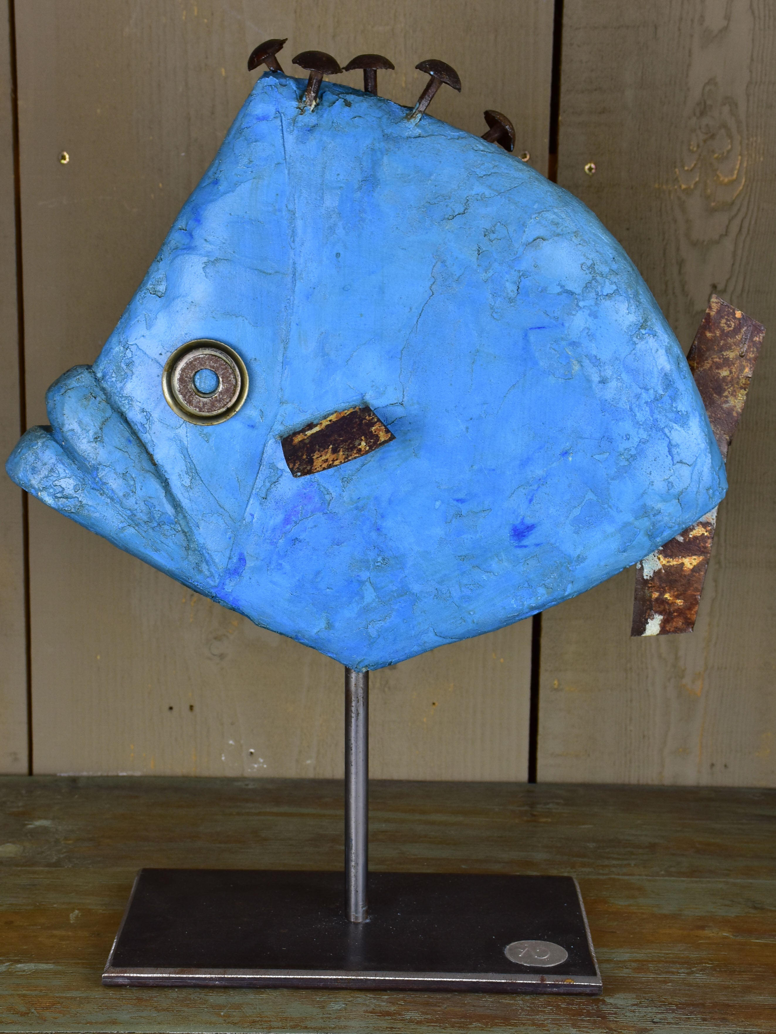 French artisan-made Fish sculpture