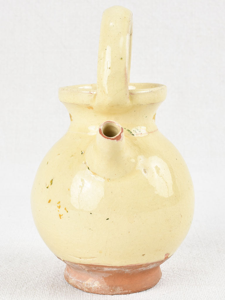 Miniature vintage gargoulette - beige glaze 7"