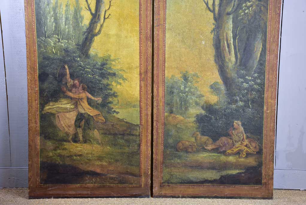 Pair of very large 18th Century panels