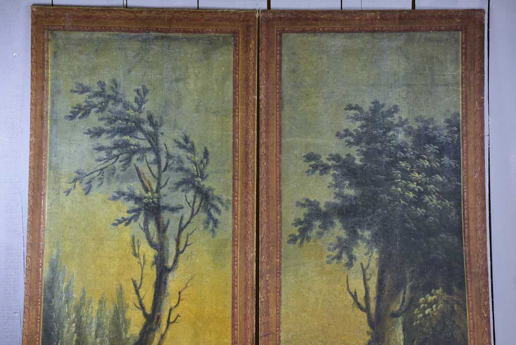 Pair of very large 18th Century panels