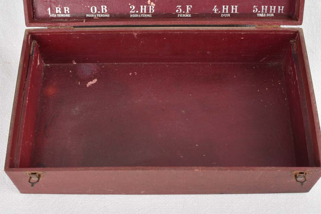 1940s Pencil display box from a stationary store - Baignol & Farjon 15¾"