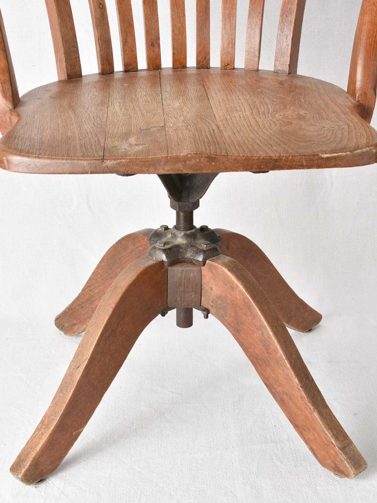 French Notary's desk armchair - 1940s