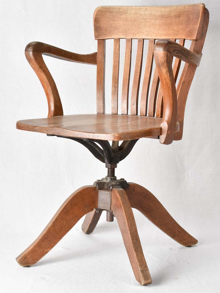 French Notary's desk armchair - 1940s
