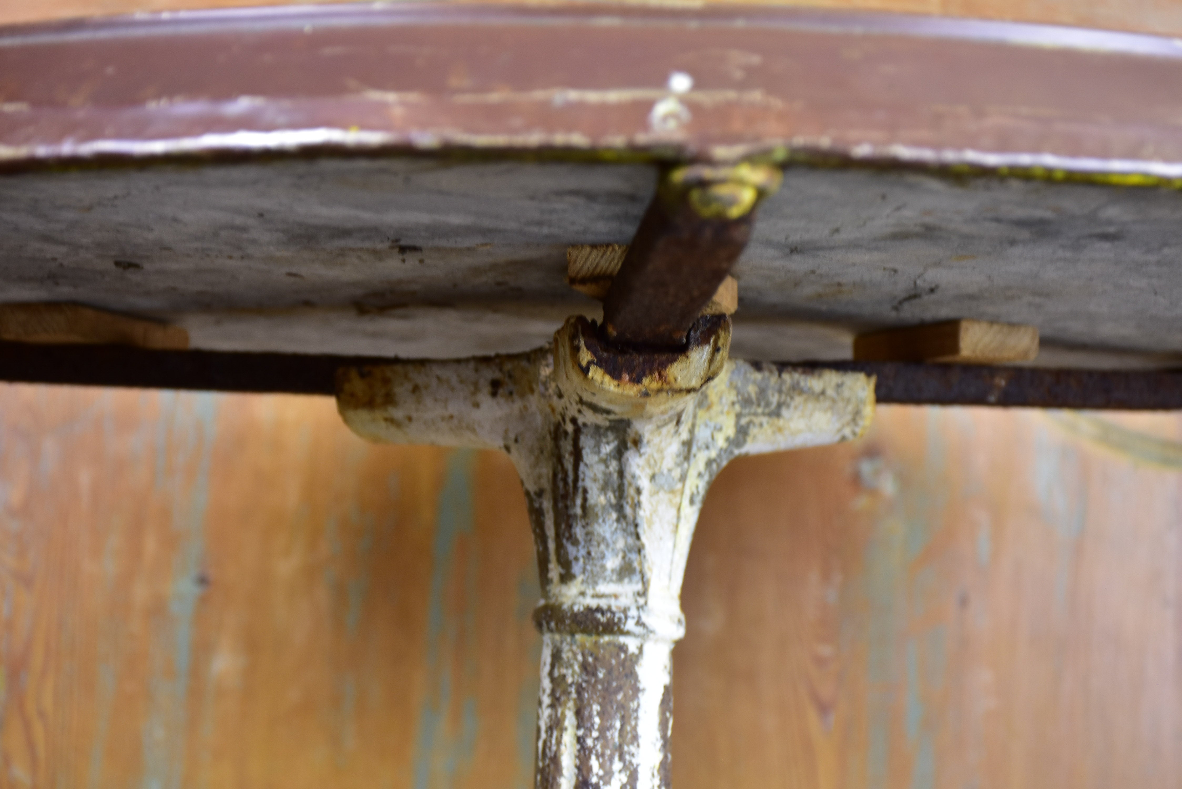 Late 19th century French marble bistro table