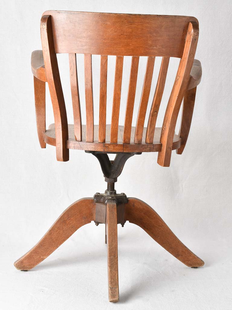 French Notary's desk armchair - 1940s