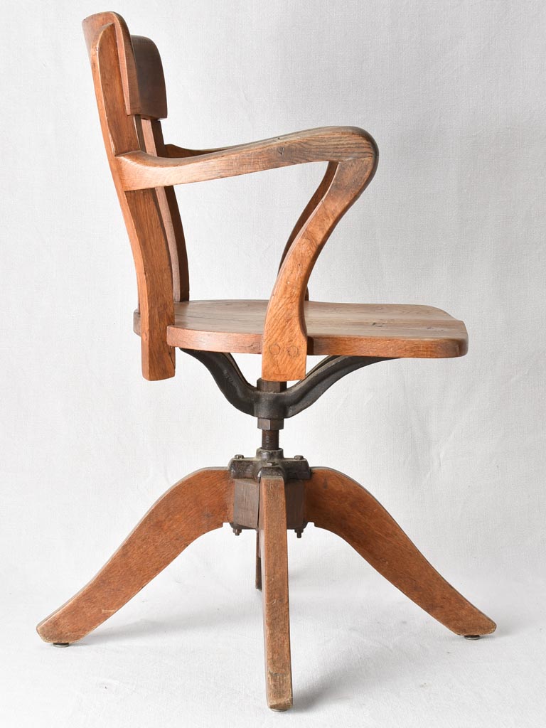 French Notary's desk armchair - 1940s