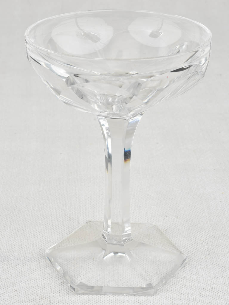 Charming Unsigned Lorraine Crystal Coupes