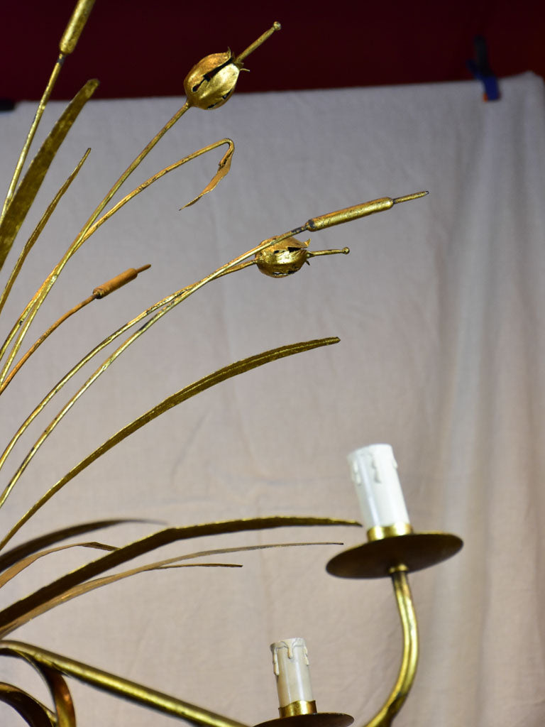 Vintage Maison Charles bulrush chandelier