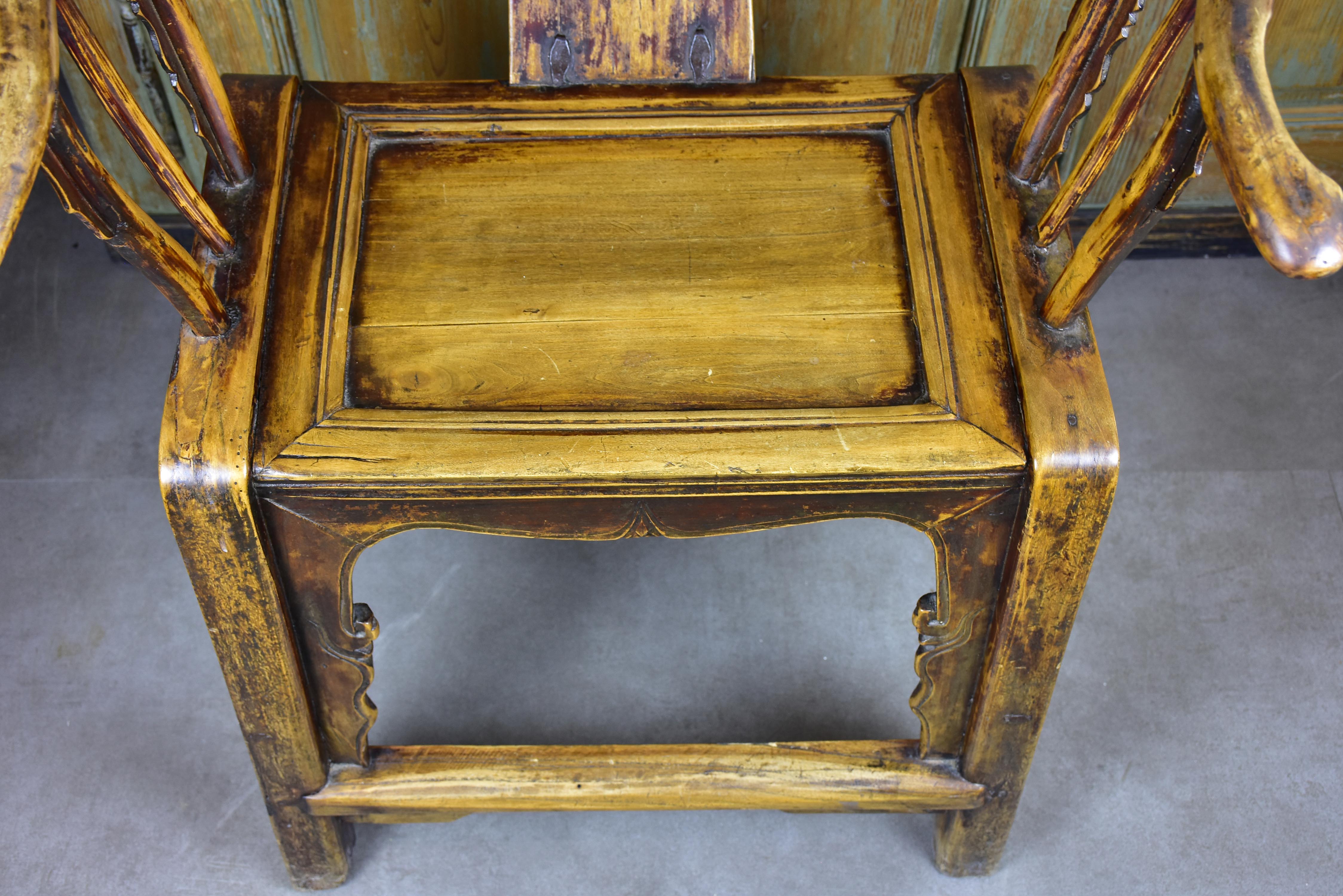 19th century Chinese armchair