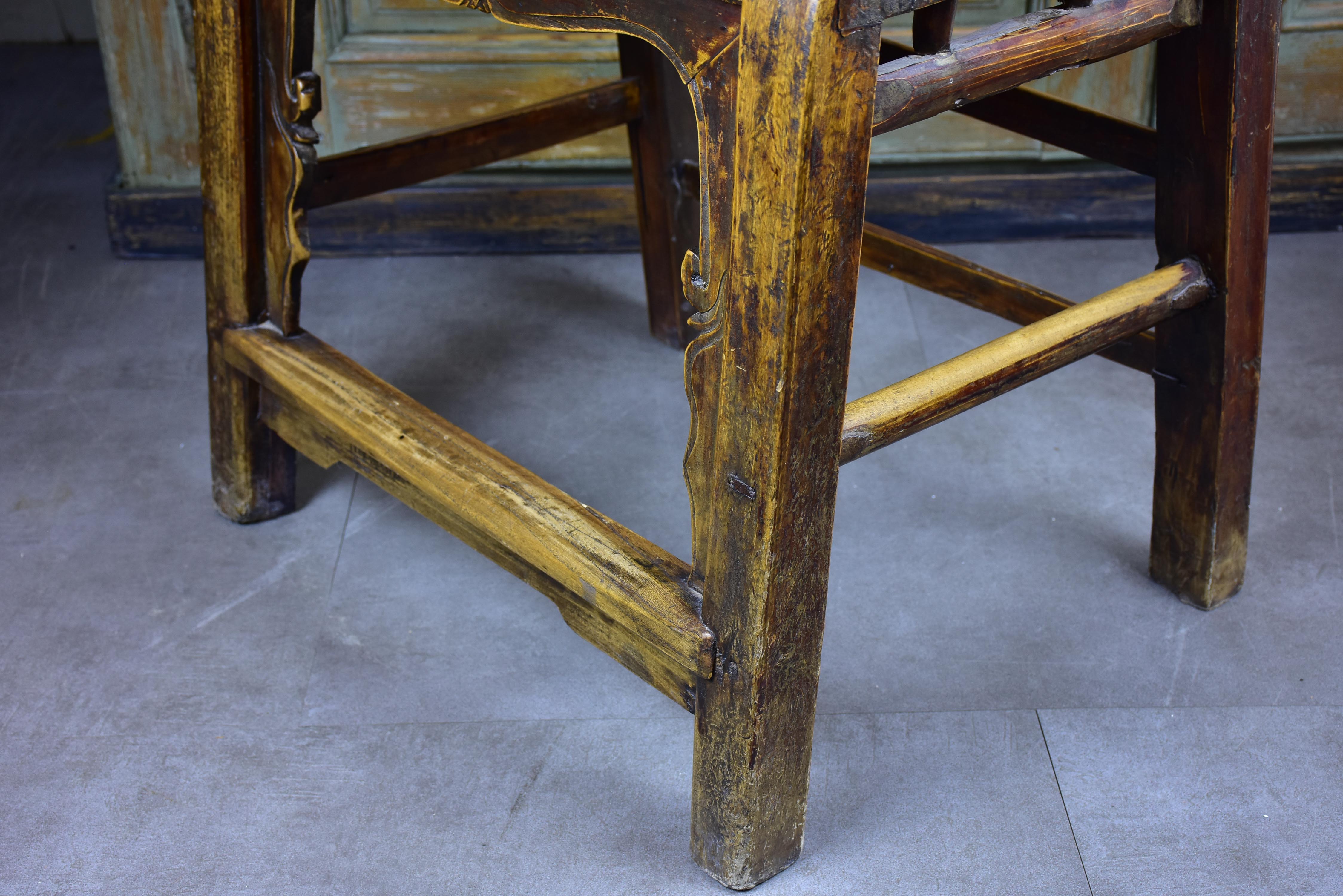 19th century Chinese armchair