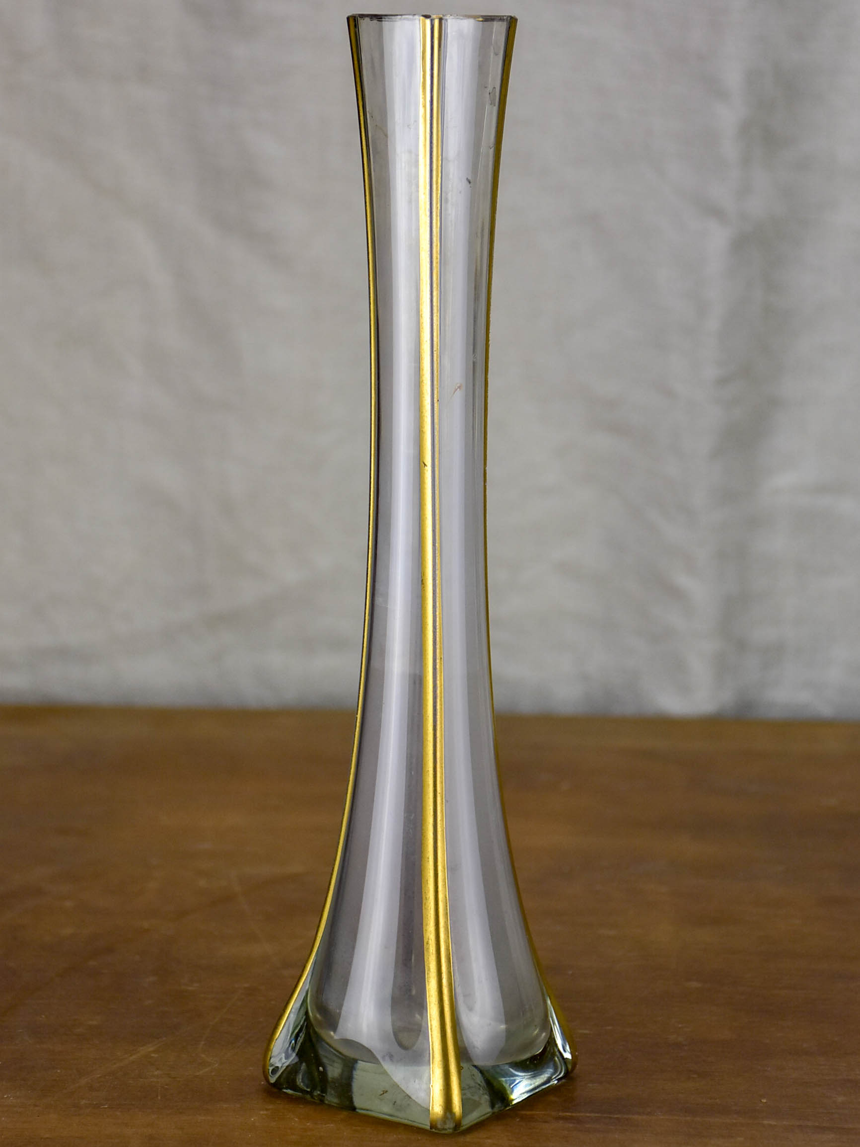 Collection of five antique glass vases