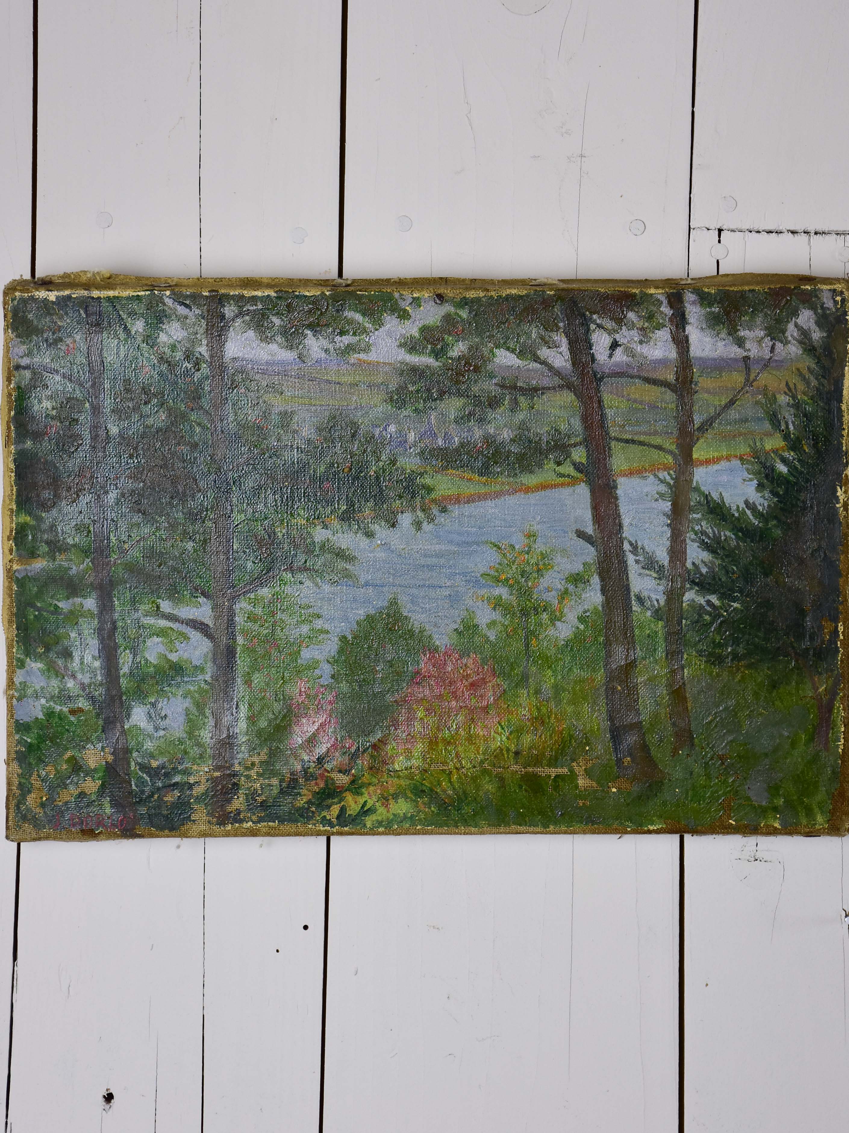 Antique French painting - oil on canvas