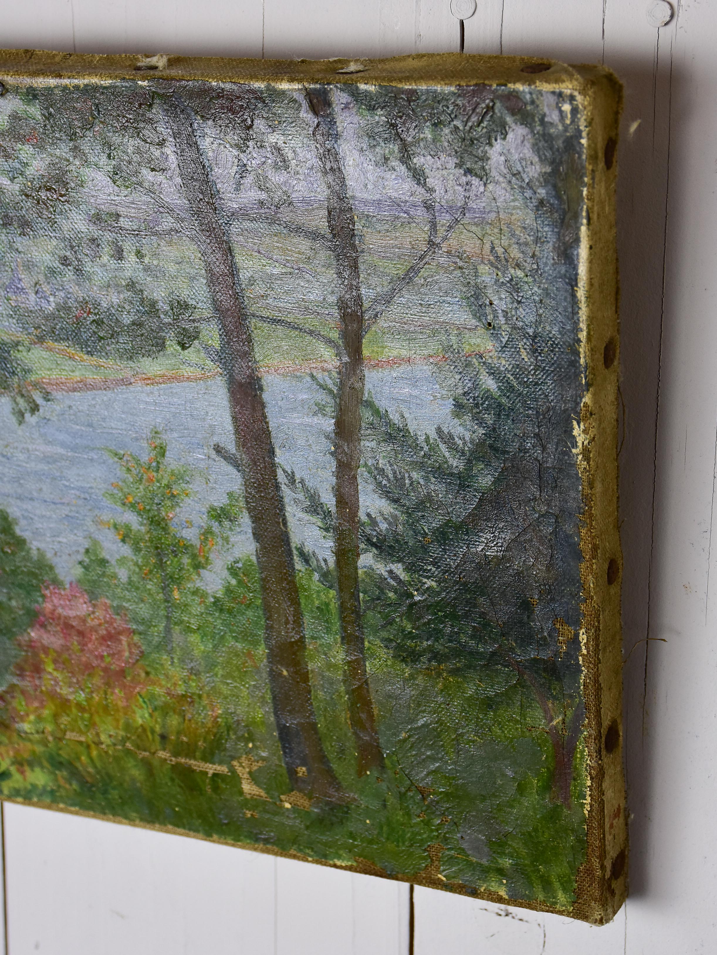 Antique French painting - oil on canvas