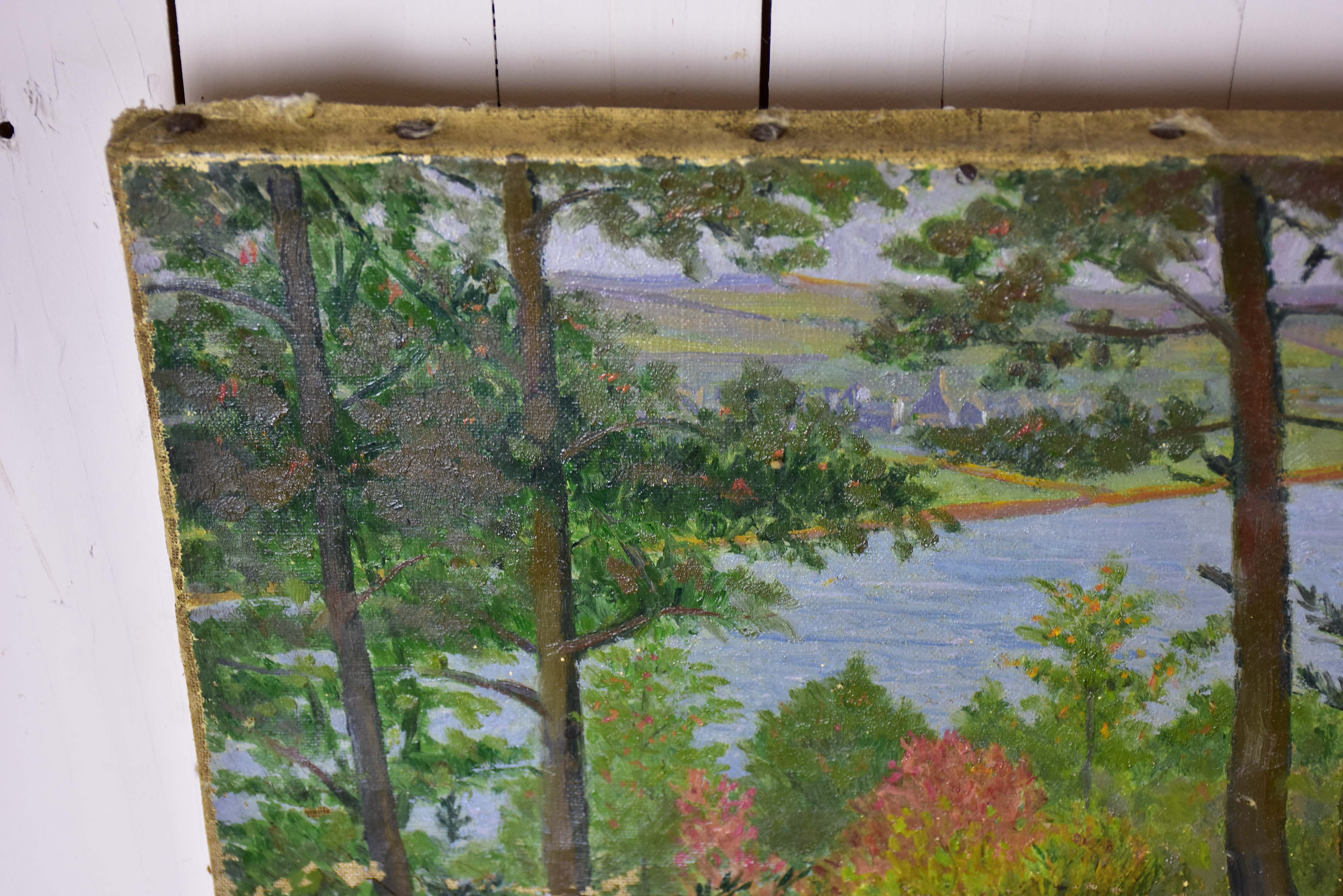 Antique French painting - oil on canvas