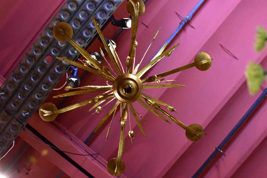 Vintage Maison Charles bulrush chandelier