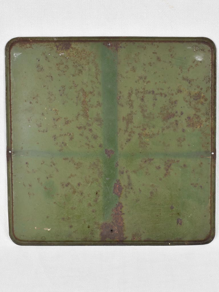 Vintage square tobacco store sign