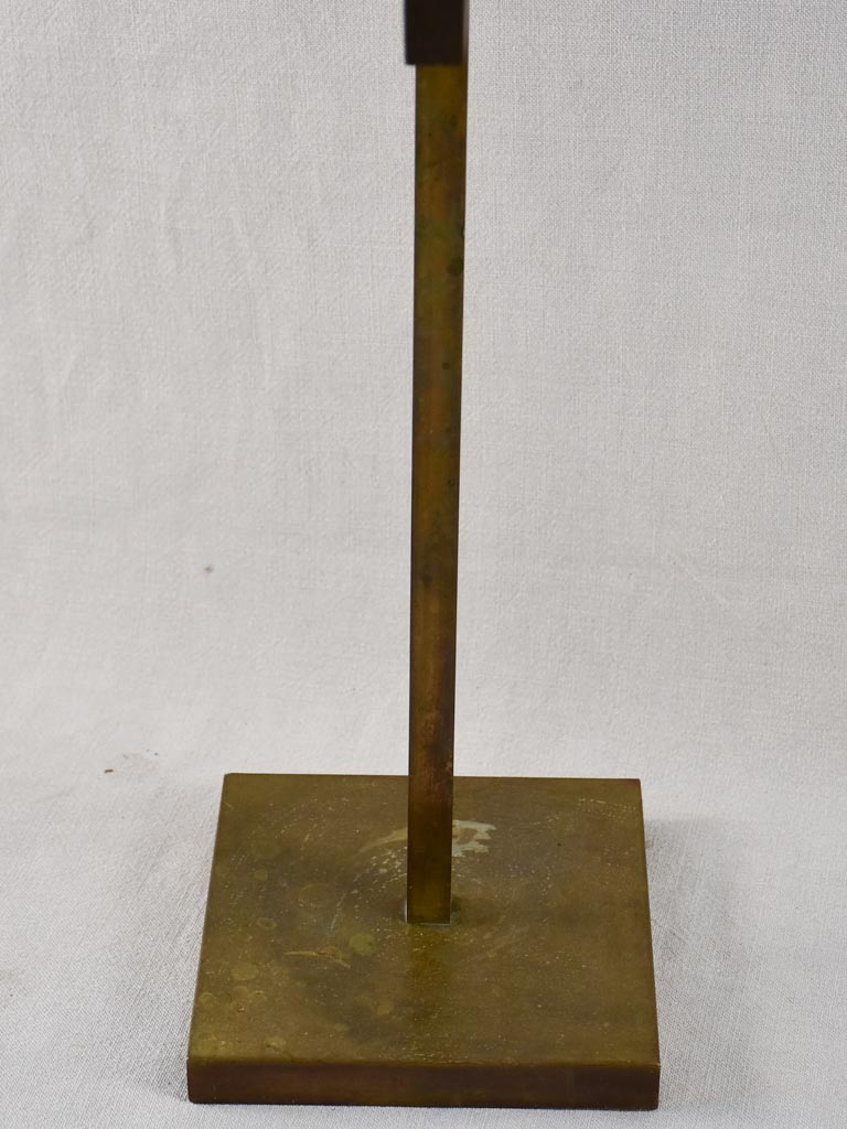Tilting rectangular shop mirror from the 1900s. 43¾"