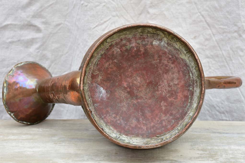 Antique French copper watering can