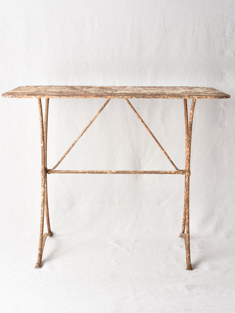 19th century rectangular garden table 39½" x 23¾"