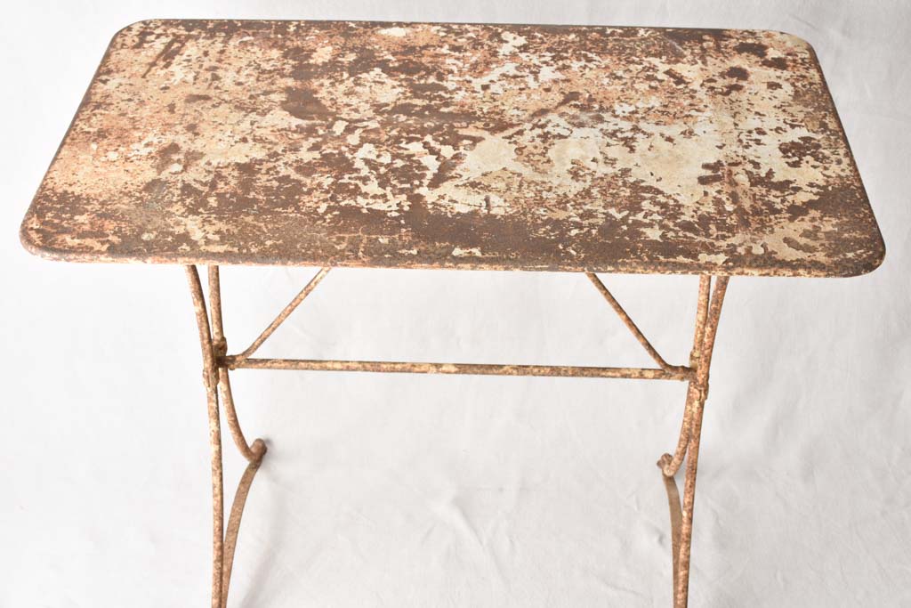 19th century rectangular garden table 39½" x 23¾"
