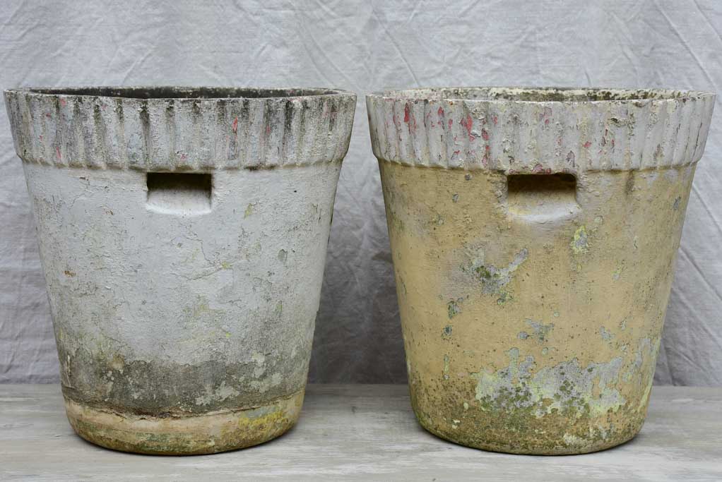 Pair of mid-century Willy Guhl garden planters