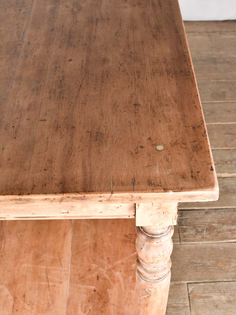 Antique French drapery table 78¾" x 30¼"