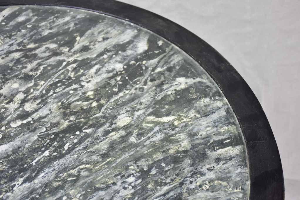 Old and sturdy round center table