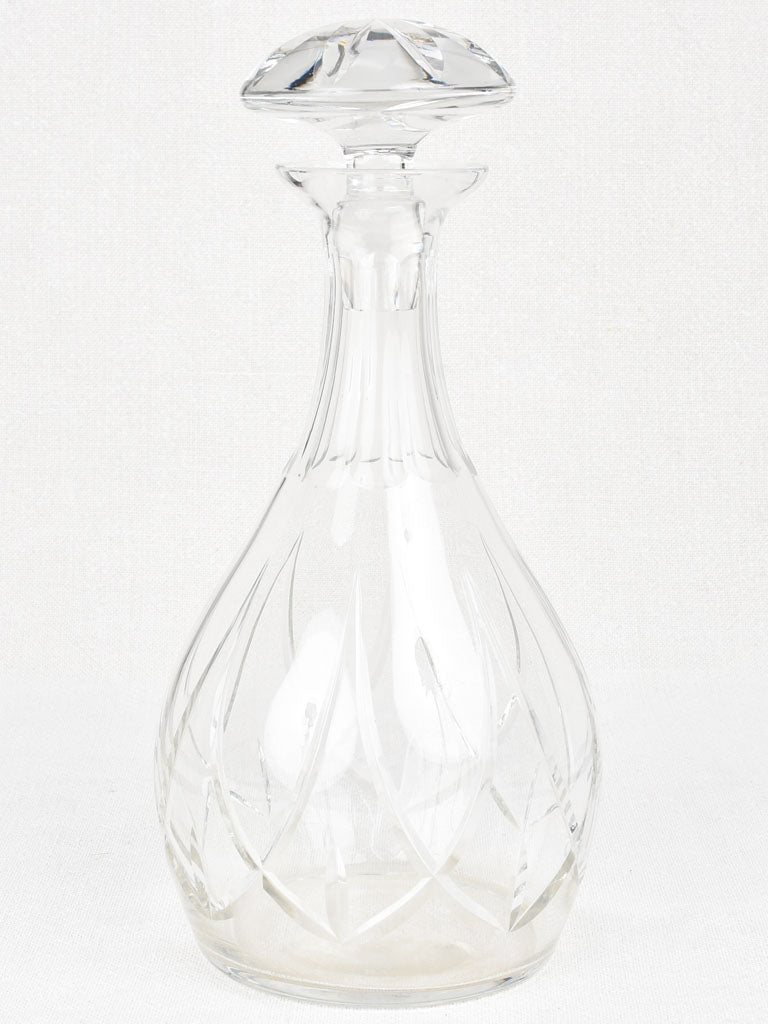 Provenance crystal carafe with original stopper