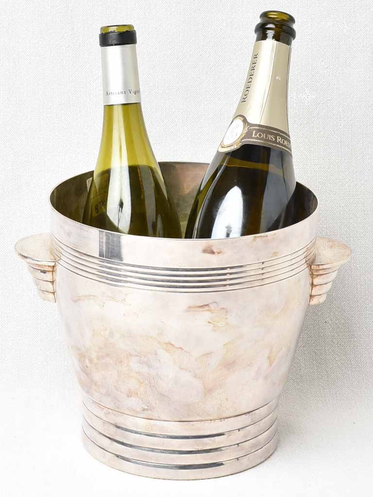 Large superbly crafted Art Deco bucket