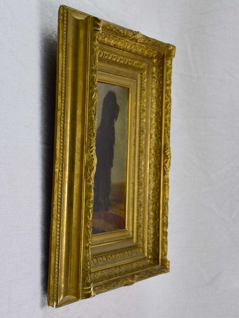 Portrait of a poodle named Capi - Raymond Desvarreux (1876-1961) 17" x 14½"