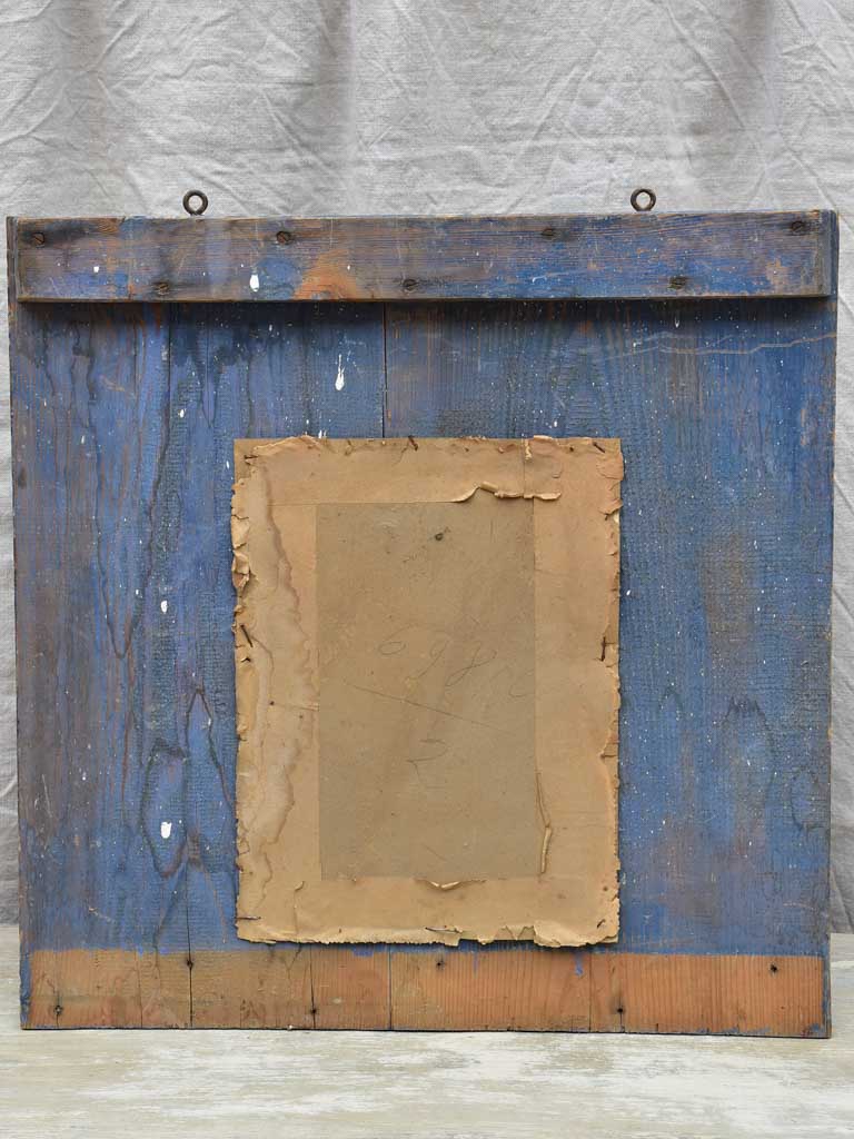 Antique French wooden sign - Chez Maurice