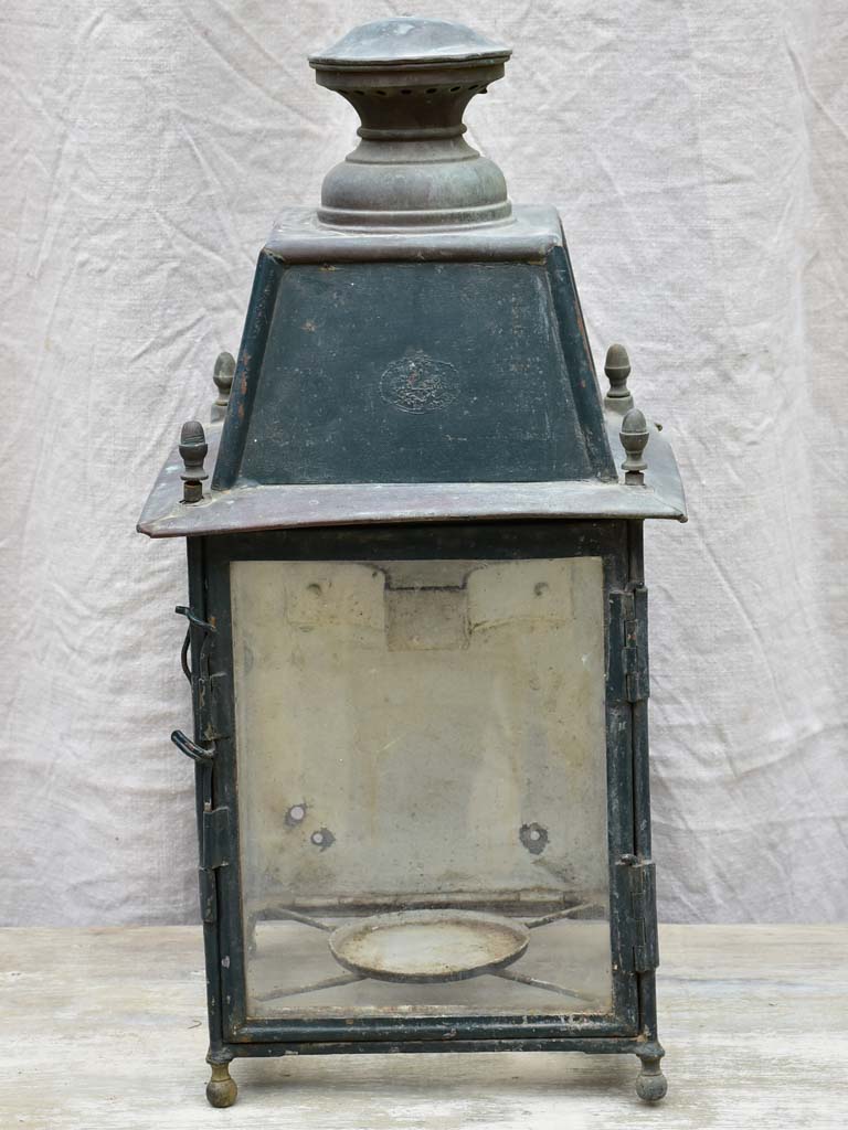 Antique French wall lantern