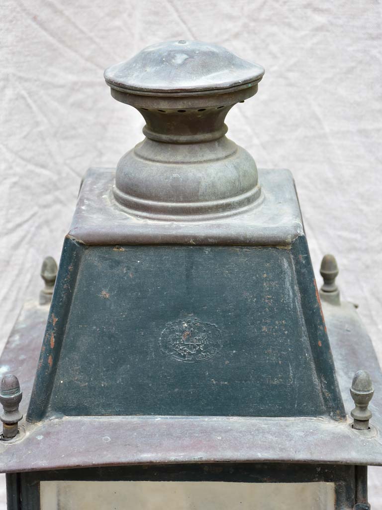 Antique French wall lantern