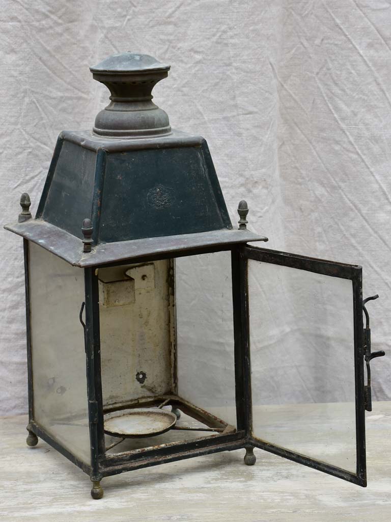 Antique French wall lantern