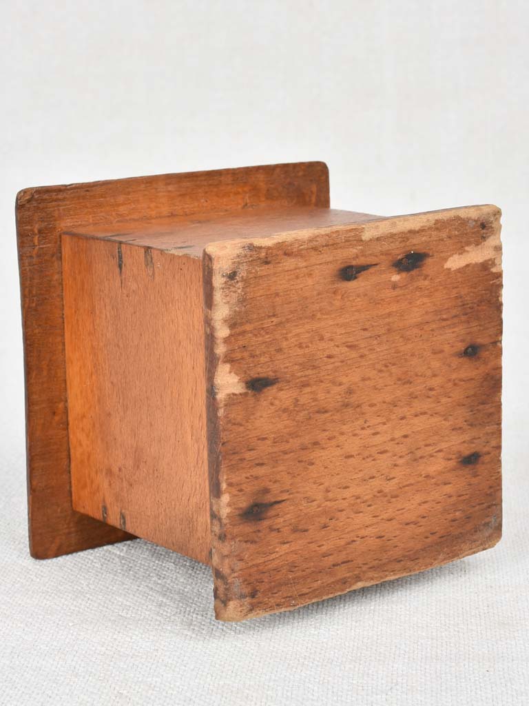 Mini square coffee grinder - 19th century 5½"