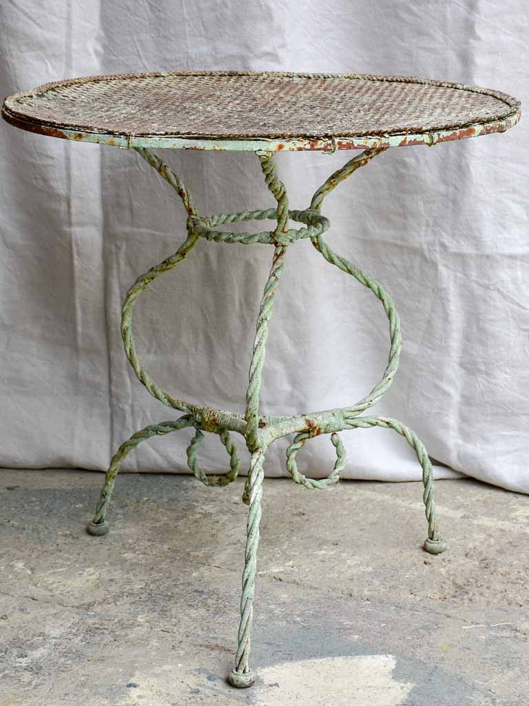 Pretty antique French garden table