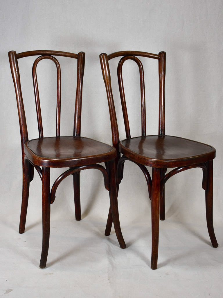Pair of Fischel bistro chairs - 1900