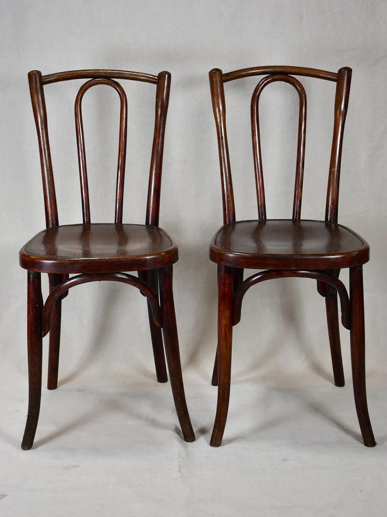 Pair of Fischel bistro chairs - 1900